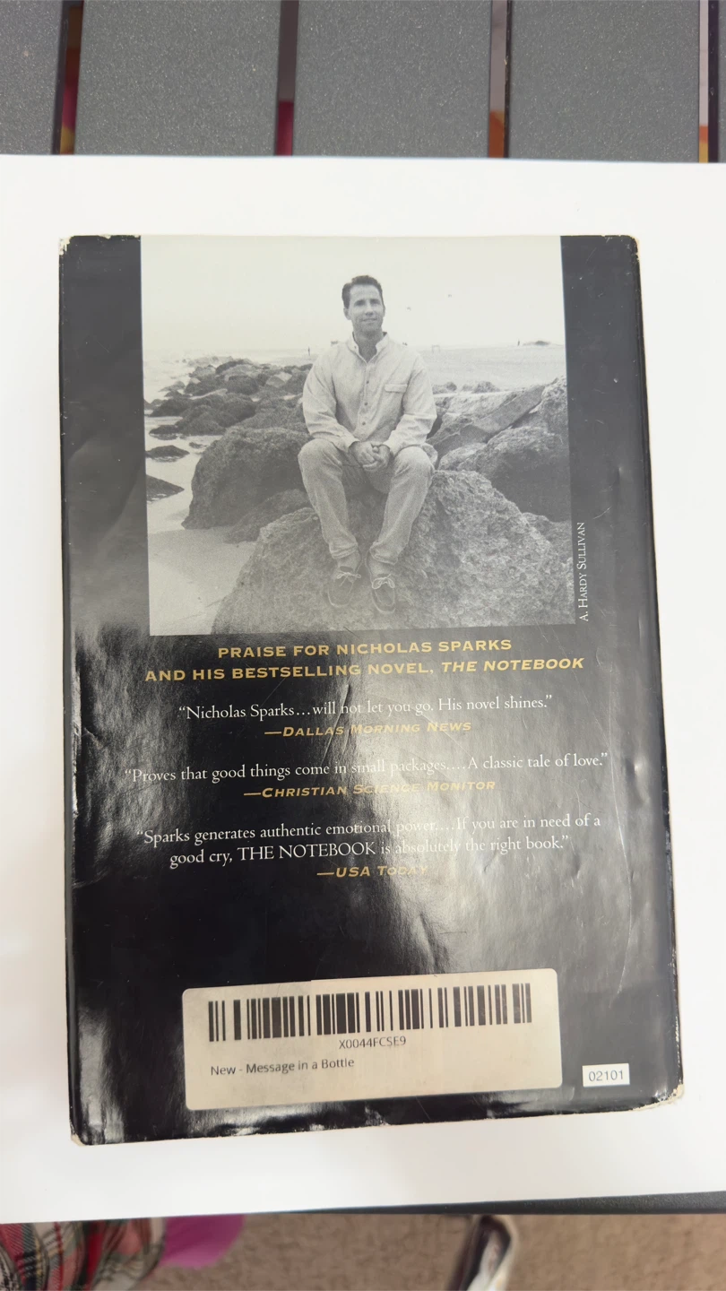 Message in a Bottle by Nicholas Sparks Novel - photo 2
