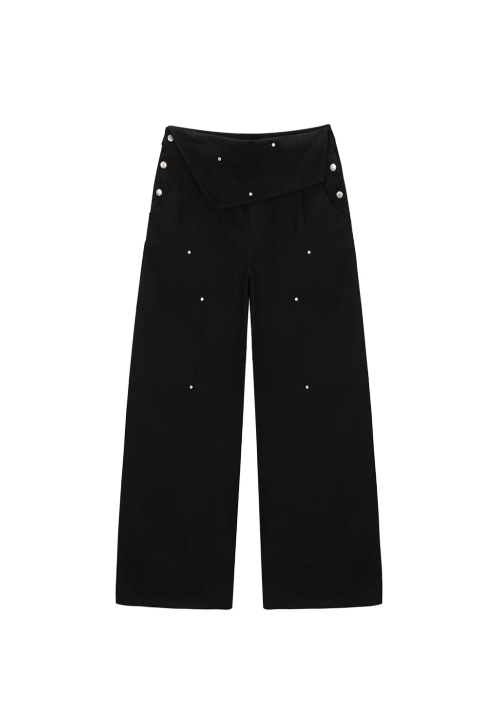 41PRAY Folded Wide Pants / Black - photo 4