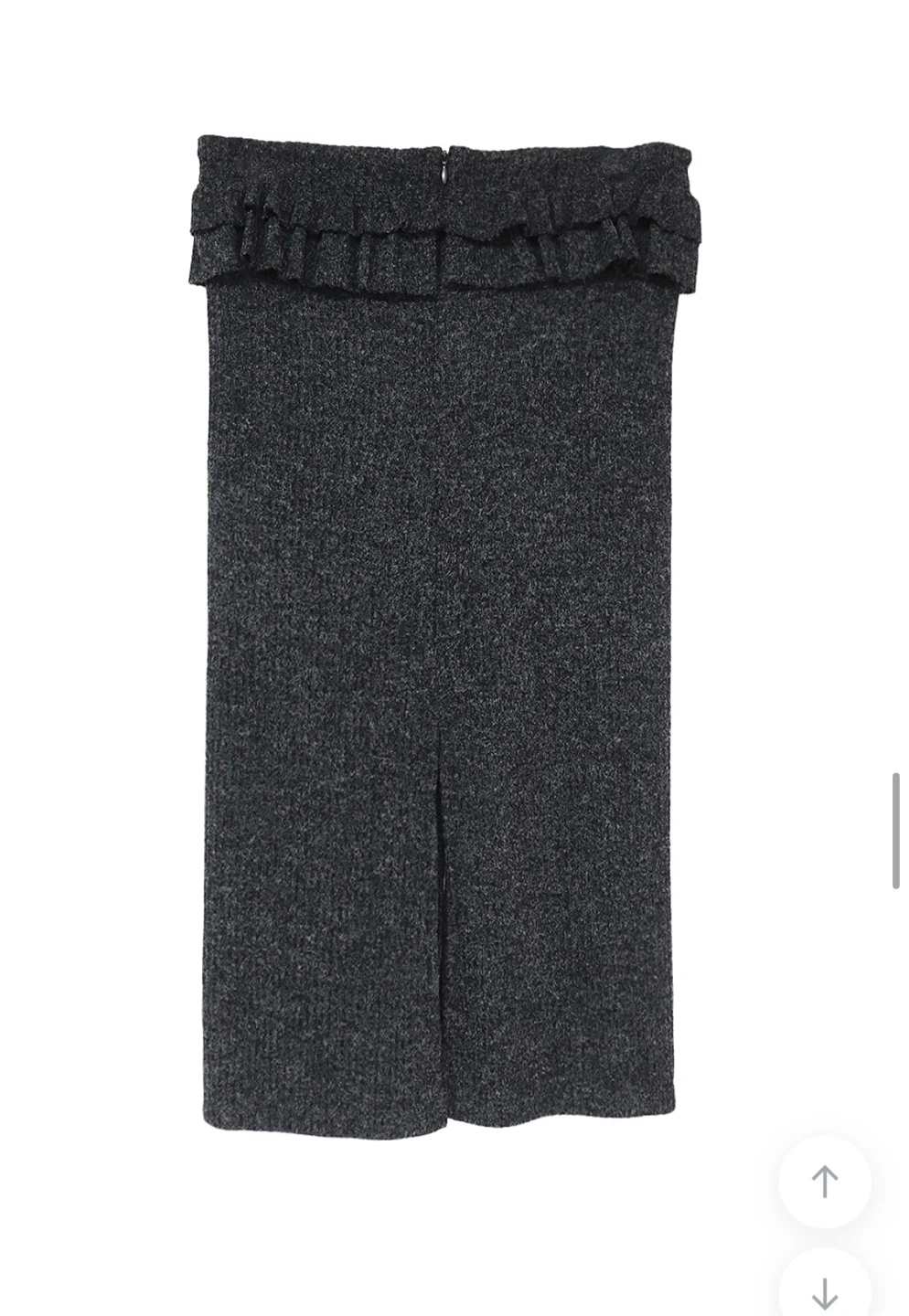 LAYERED SET MIDI SKIRT&KNIT BOOTCUT PANTS - photo 5
