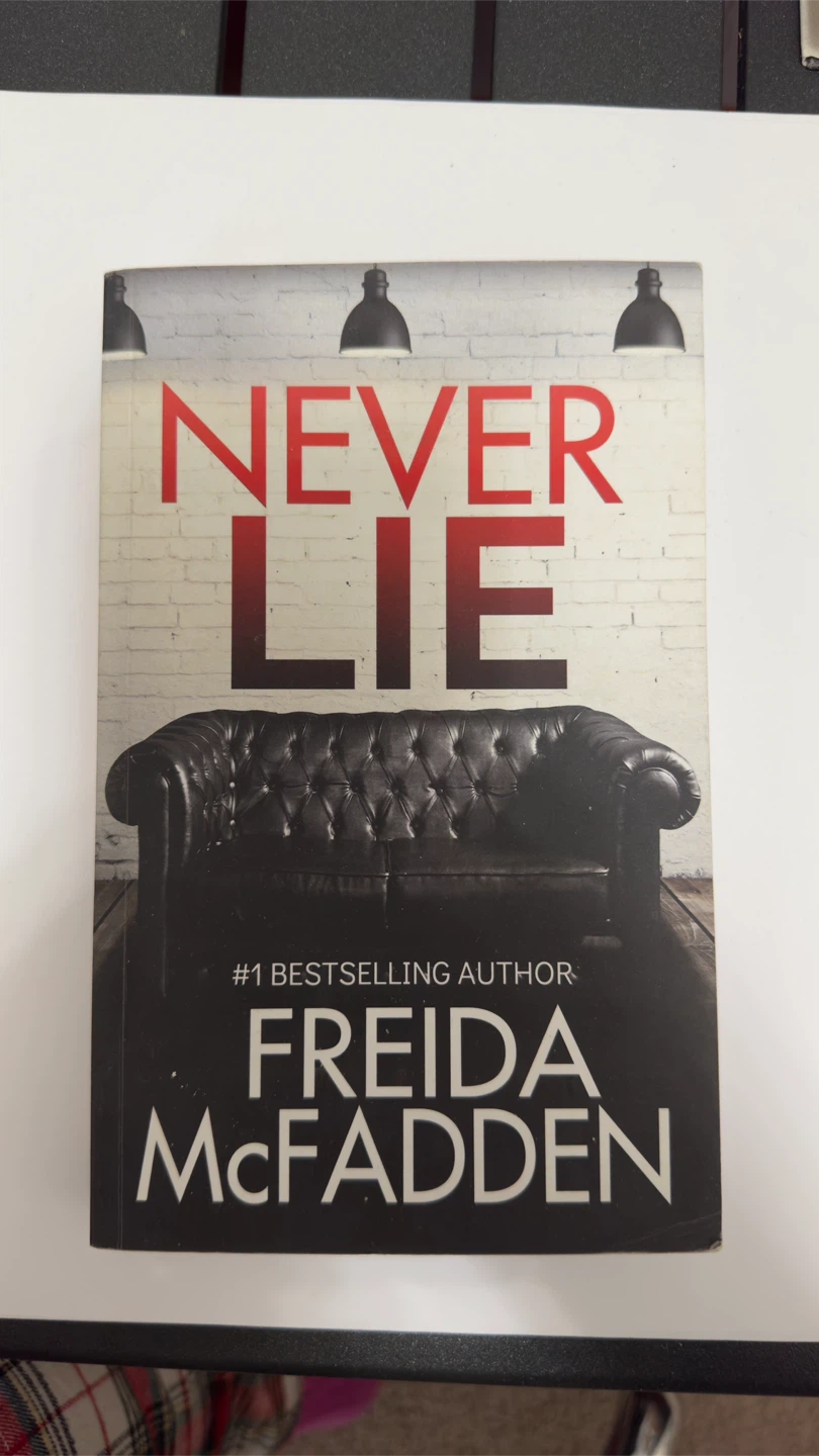 Never Lie by Freida McFadden Paperback Book