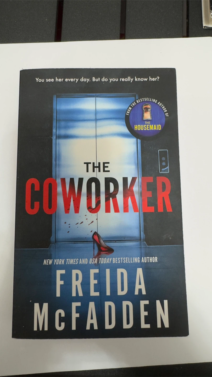 The Coworker by Freida McFadden Paperback Thriller Book