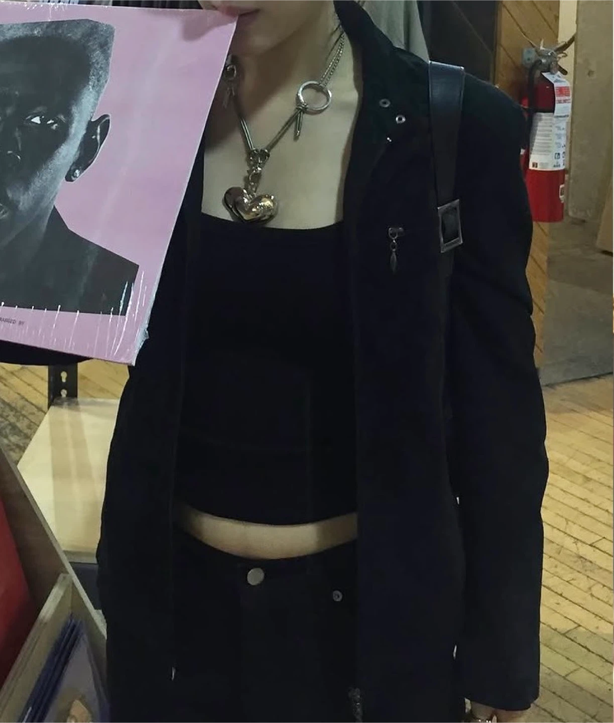 dark green suede jacket - photo 2