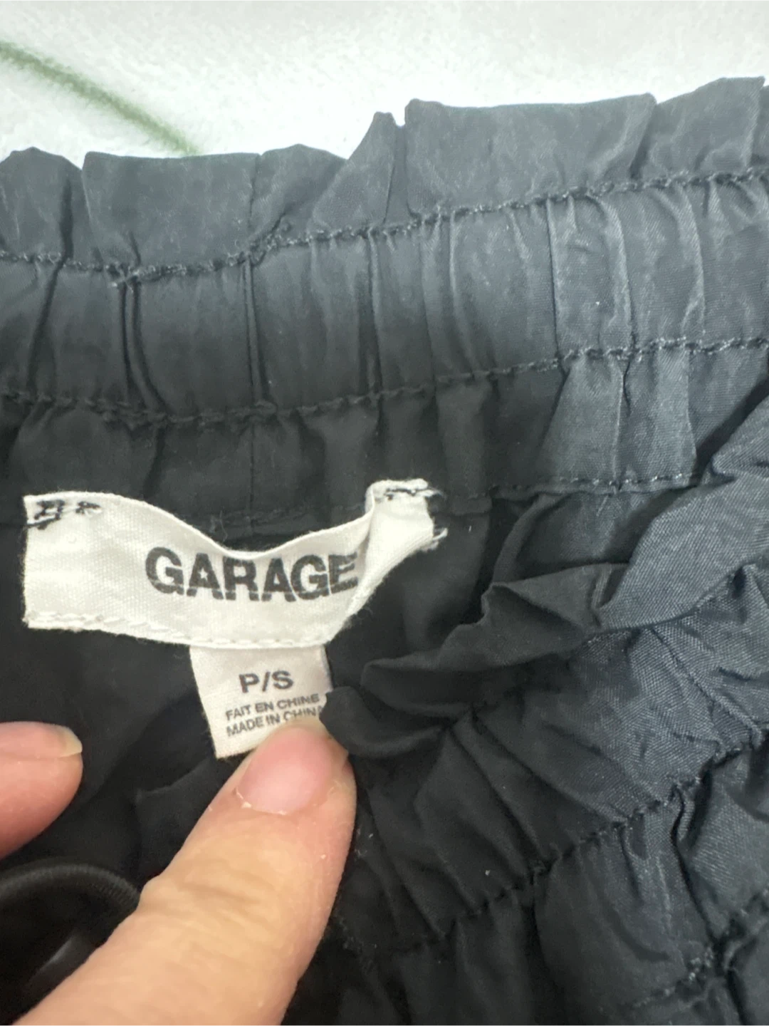 Garage Black Cargo Pants P/S size small - photo 2