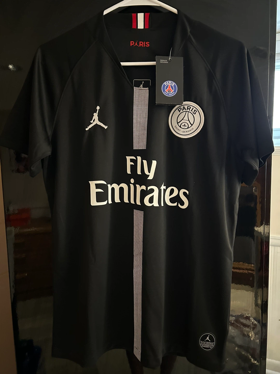 PSG black Neymar JR jersey 18/19 season retro (last dance )