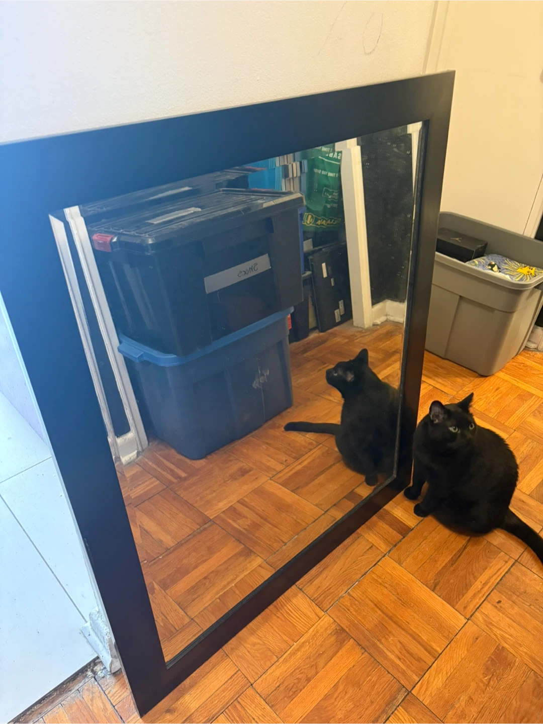 Black Framed Mirror