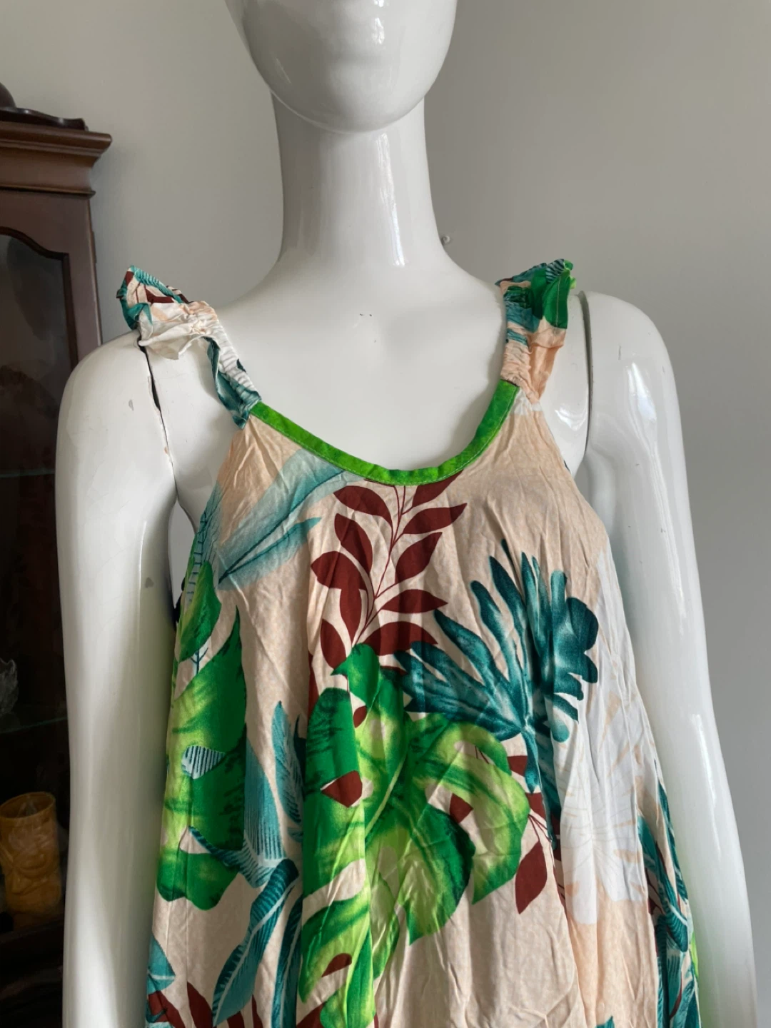 Women's Tropical Print Sundress - photo 2