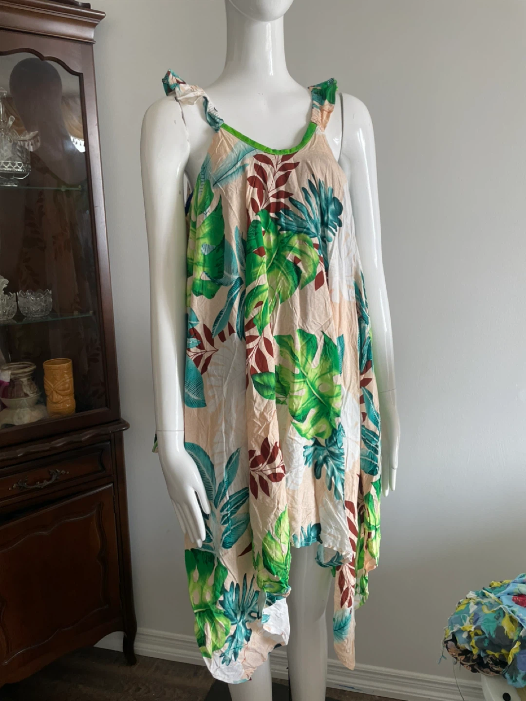 Women's Tropical Print Sundress
