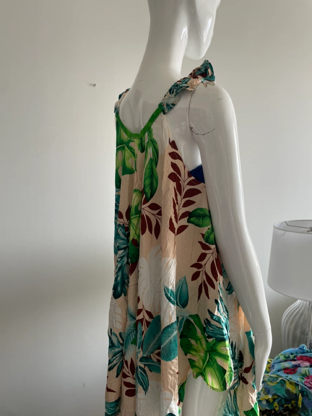 Women's Tropical Print Sundress - photo 3