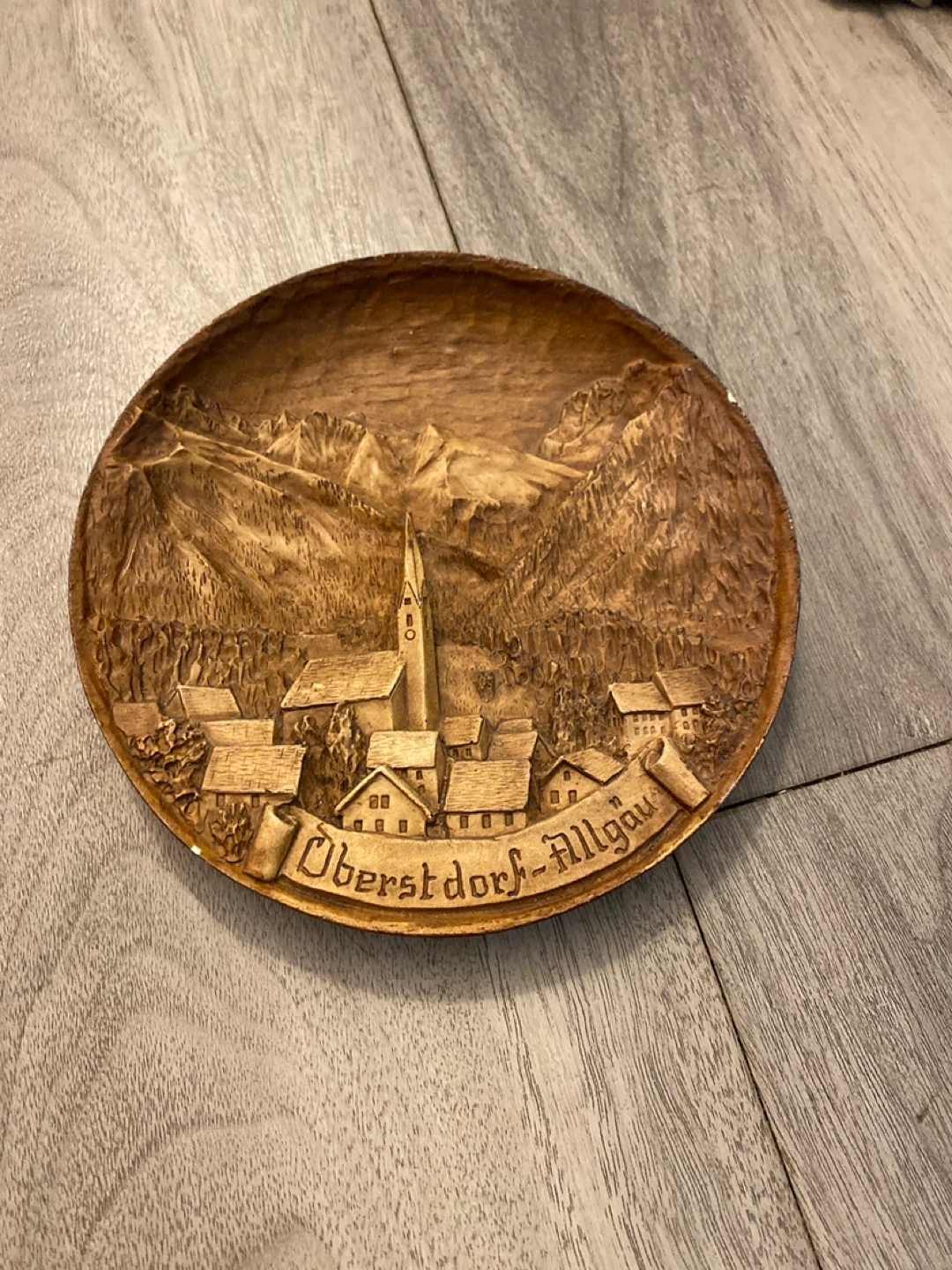 Oberstdorf-Allgäu Decorative Wall Plate