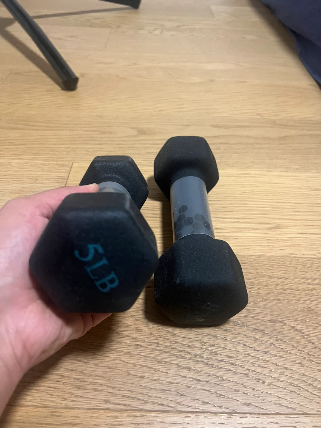 Pair of 5lb Dumbbells - photo 2