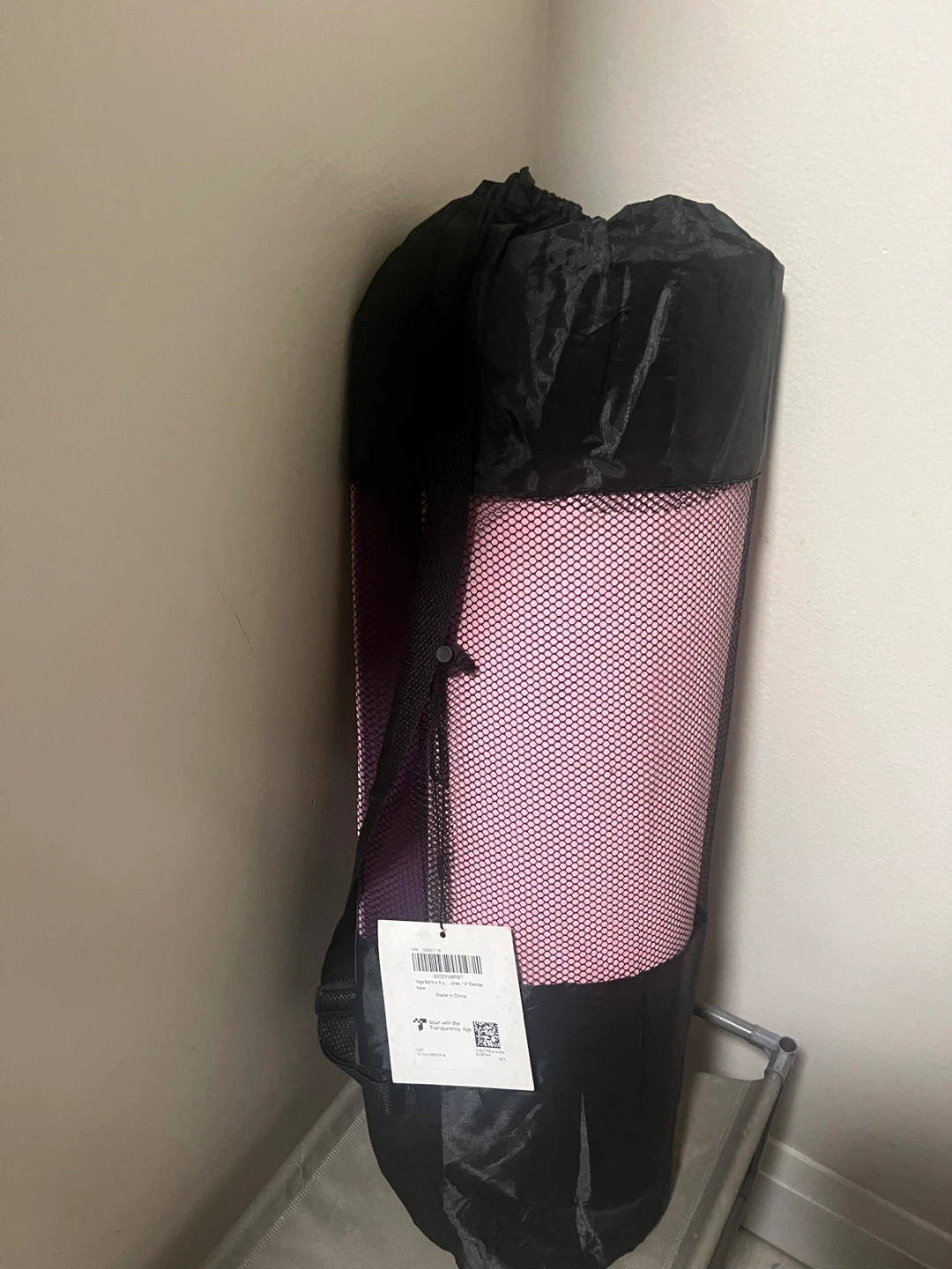 Pink Yoga Mat with Black Carrying Bag - photo 2