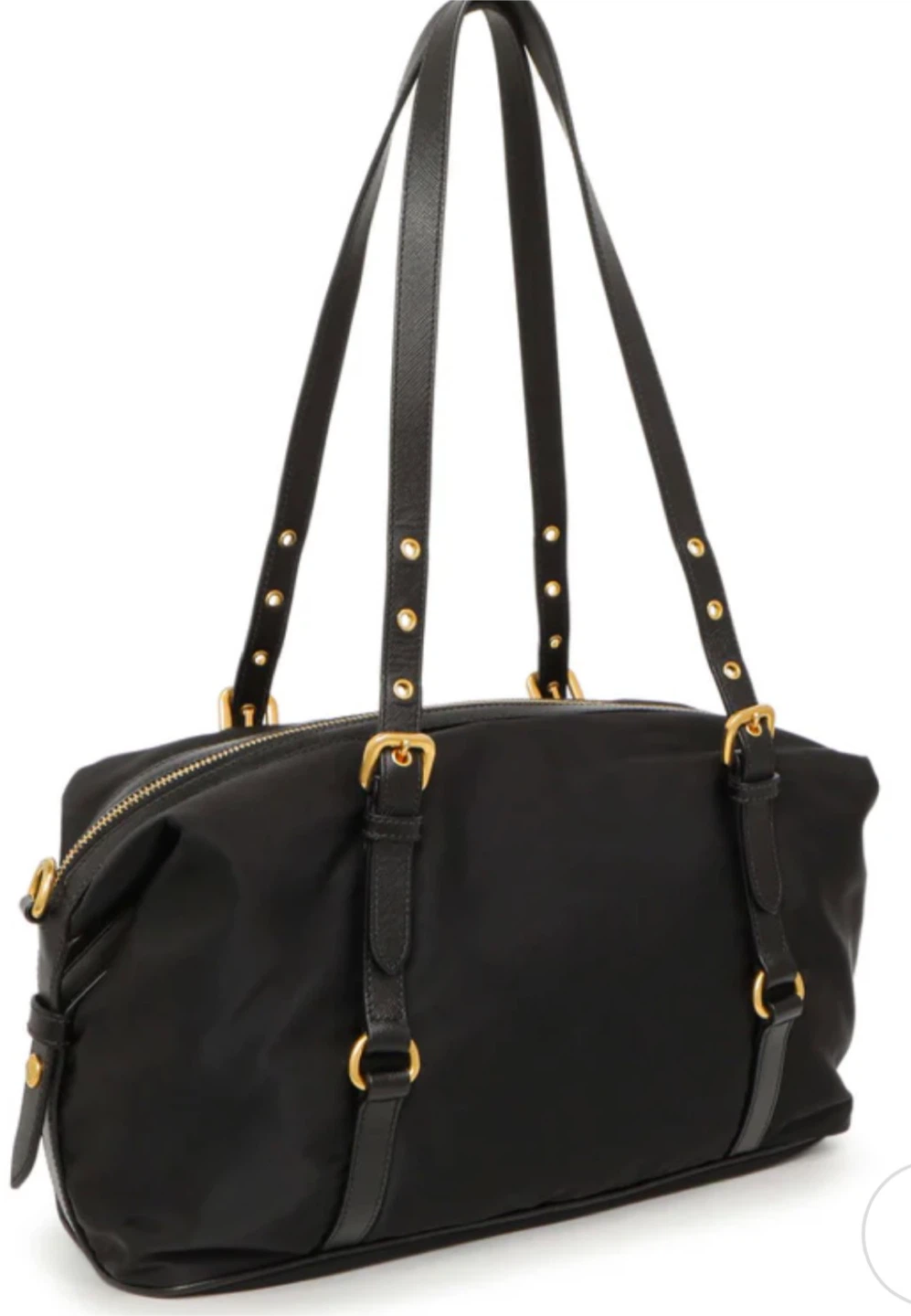 Prada Black Nylon Shoulder Bag - photo 2