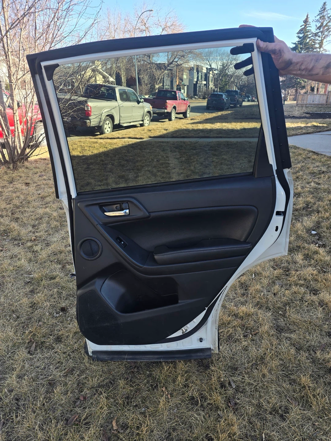White Car Door from a Subaru Forrester - photo 2