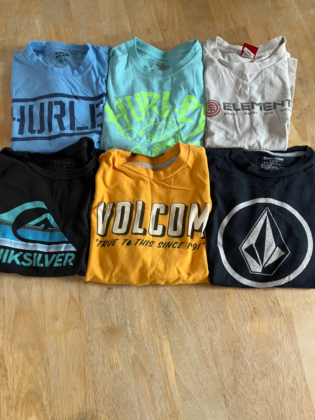 Bundle of Boys Skate T-Shirts - all size 12