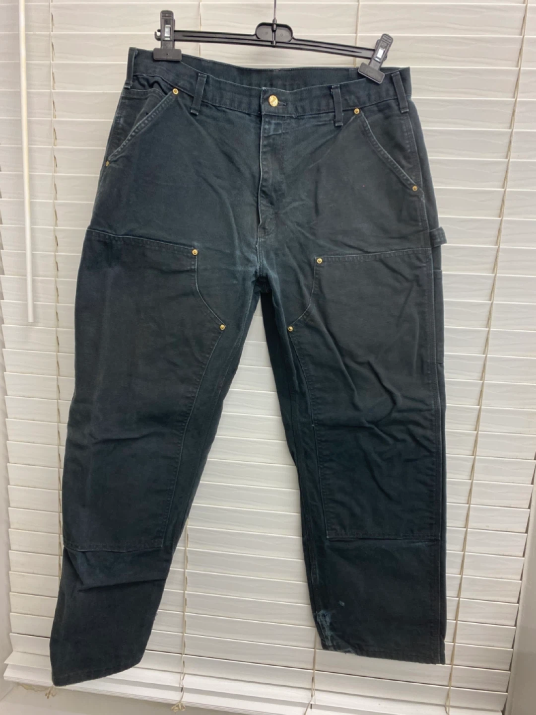 Vintage Carhartt B01 Loose Fit Double-Knee Work Pants - 36x30 - photo 2