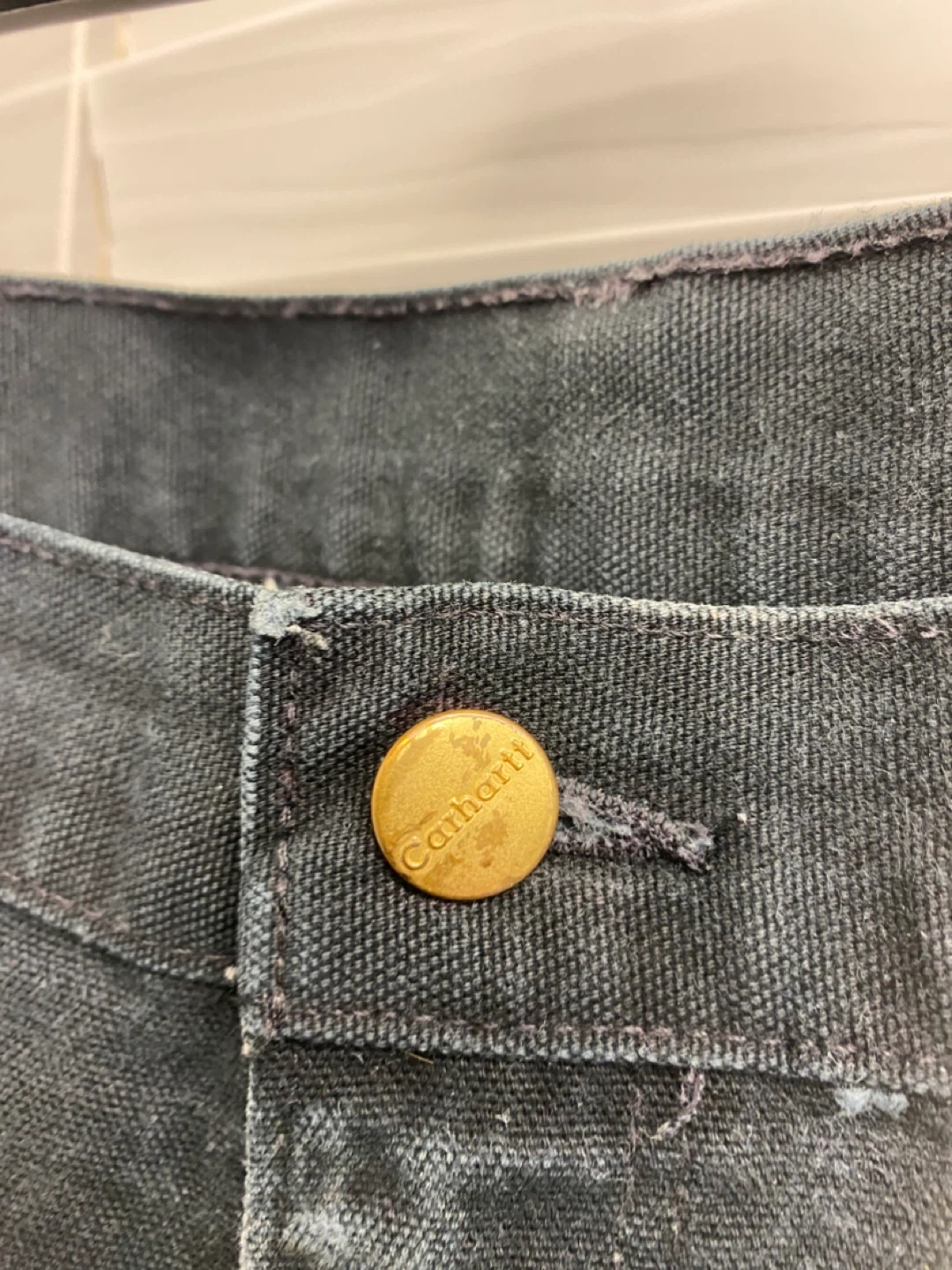 Vintage Carhartt B01 Loose Fit Double-Knee Work Pants - 36x30 - photo 3