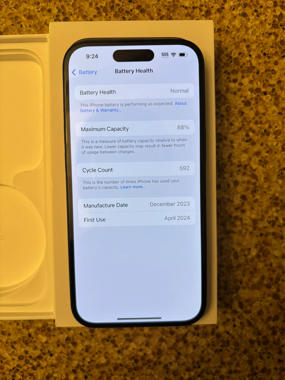 iPhone 15 88% Battery 128GB - photo 2