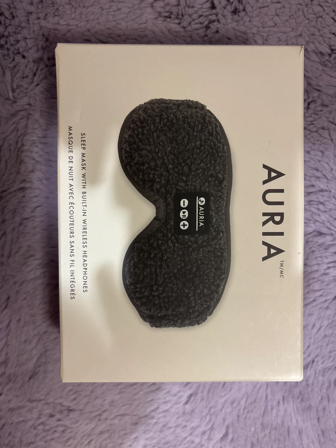 AURIA Sleep Mask with Built-in Wireless Headphones