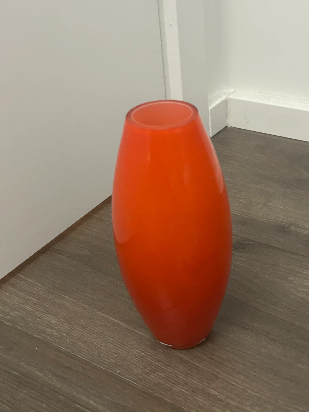 Orange Glass Vase