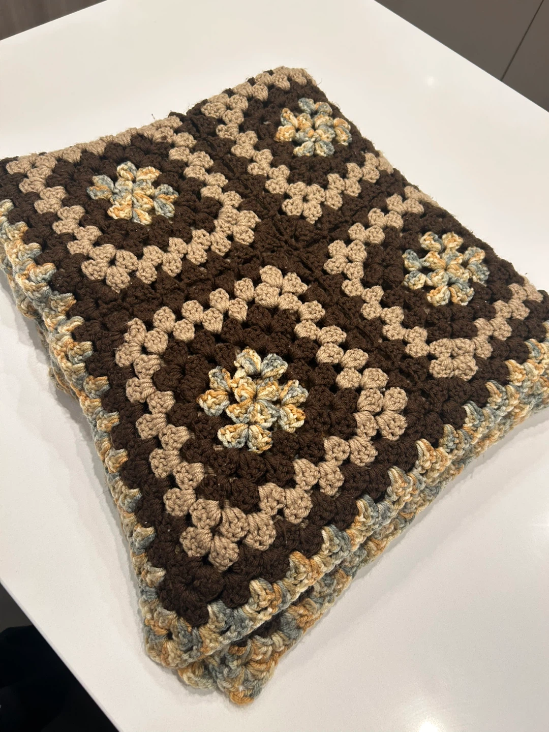 Handmade crochet blanket