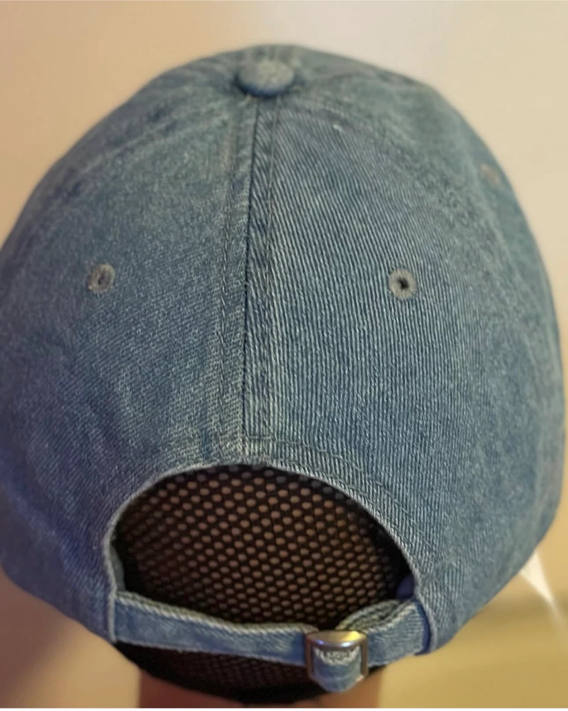 American Outfitters Cancer Constellation Denim Baseball Cap - photo 3