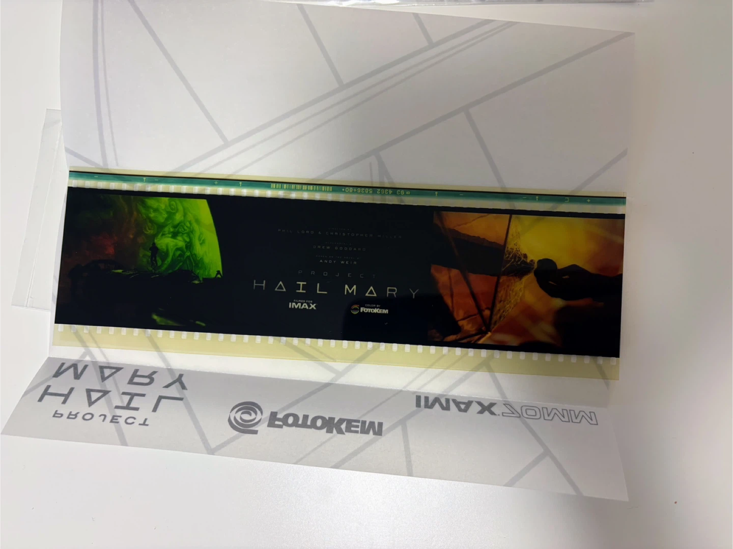 Project Hail Mary - IMAX 70mm Film Strip