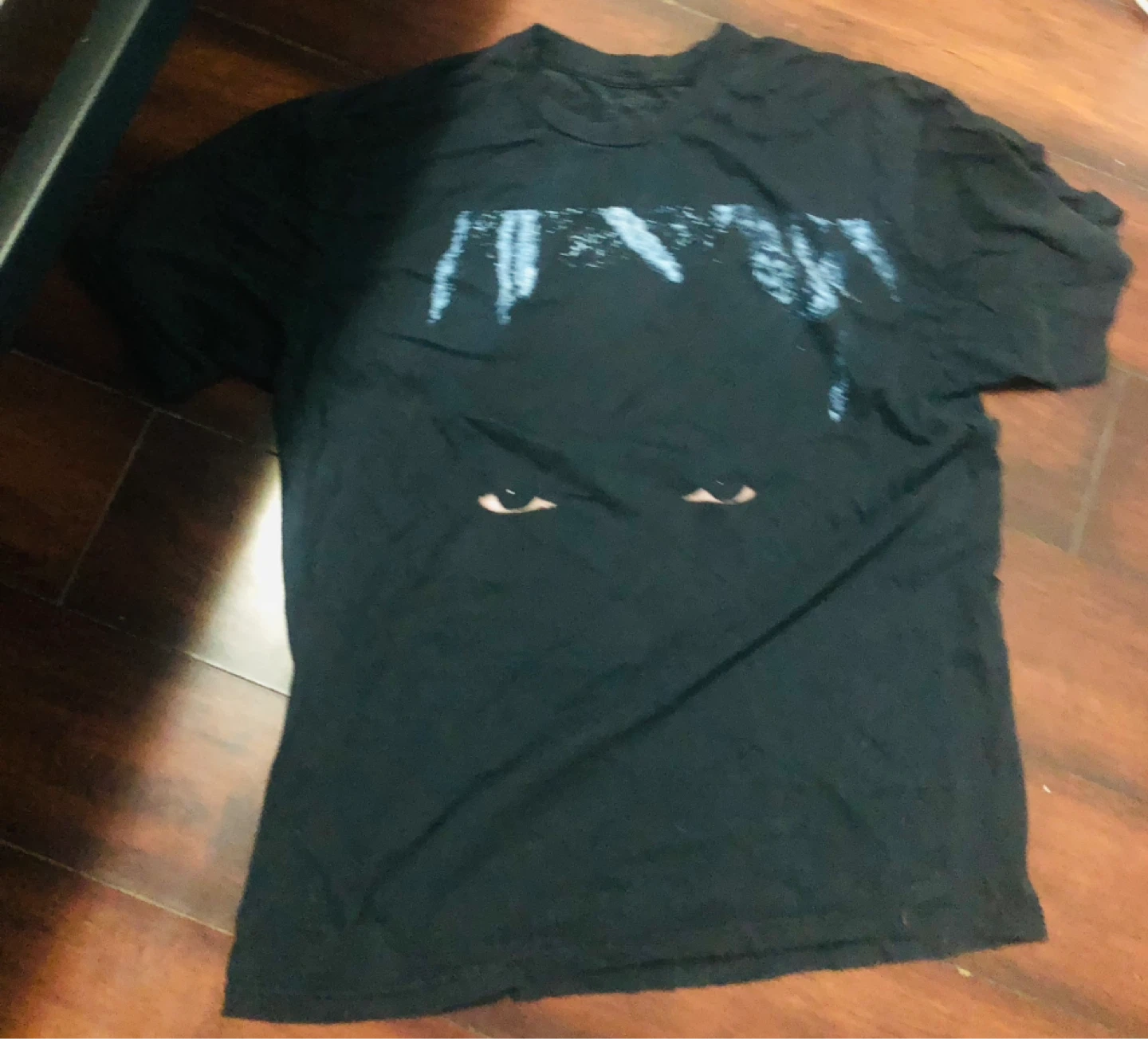 Black Graphic T-Shirt - Question Mark Design - photo 2