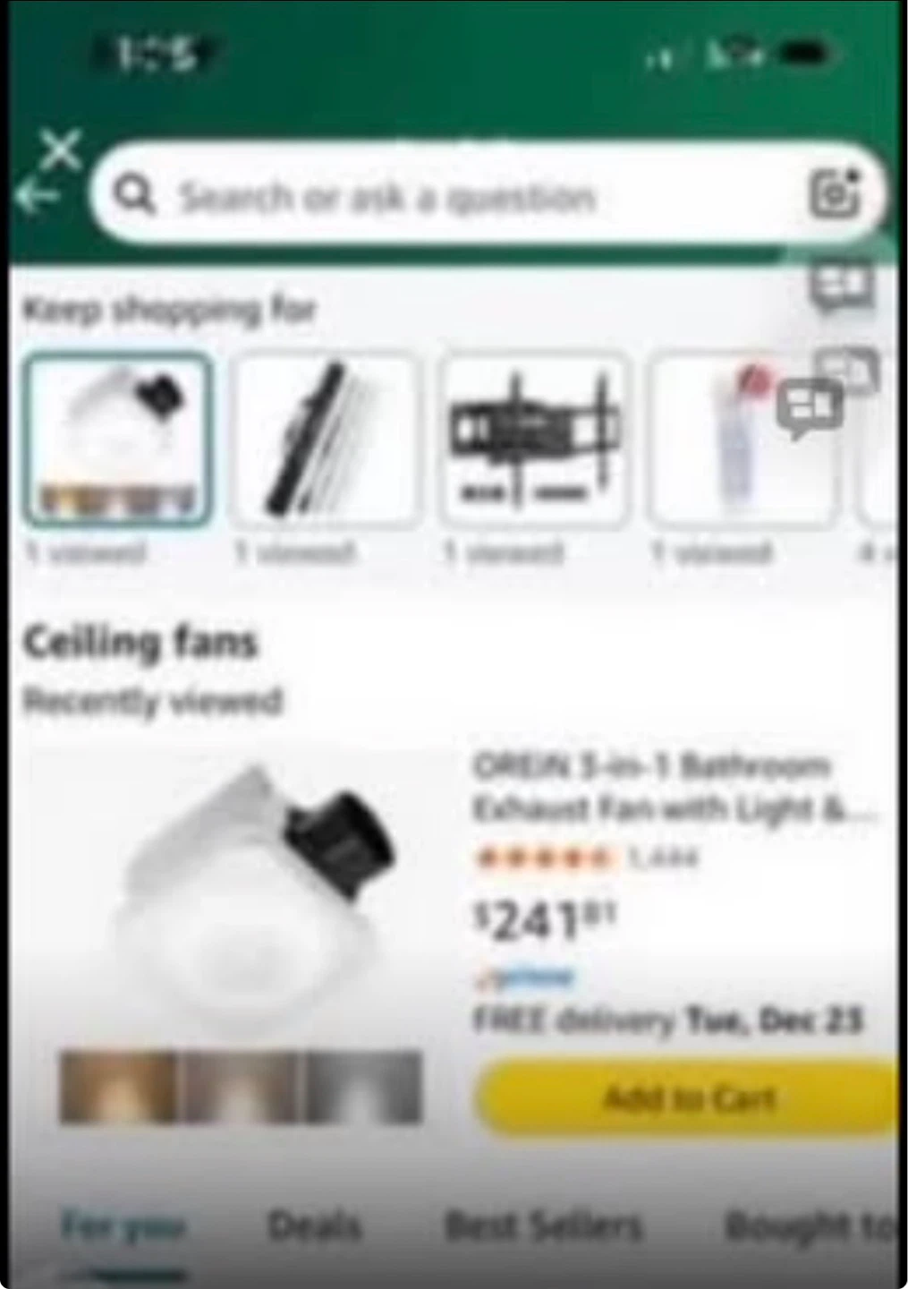 OREIN 3-in-1 Bathroom Exhaust Fan with Light - photo 2