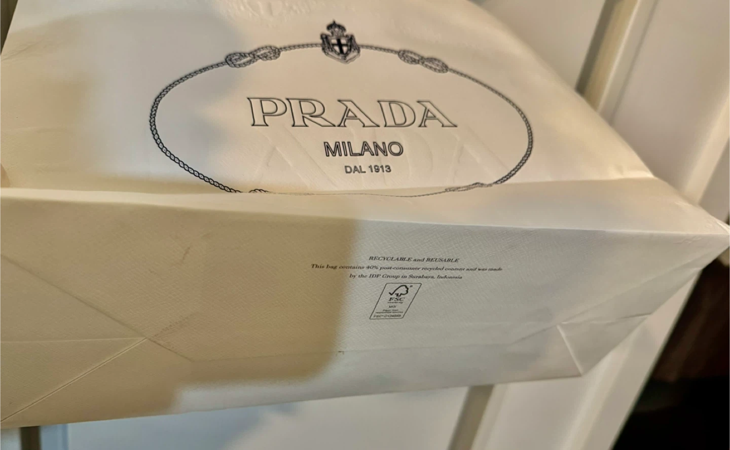 Prada Shopping Bag_Authentic_Like New - photo 5
