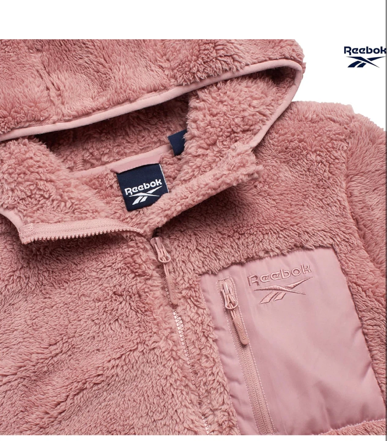 Reebok Ladies' Plush Sherpa Fleece Jacket