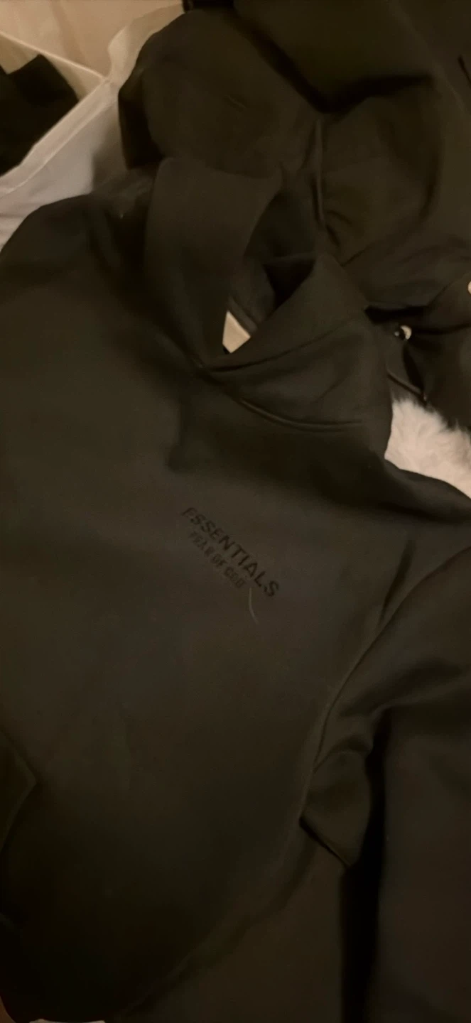 Fear of God Essentials Hoodie Black Size L - photo 2