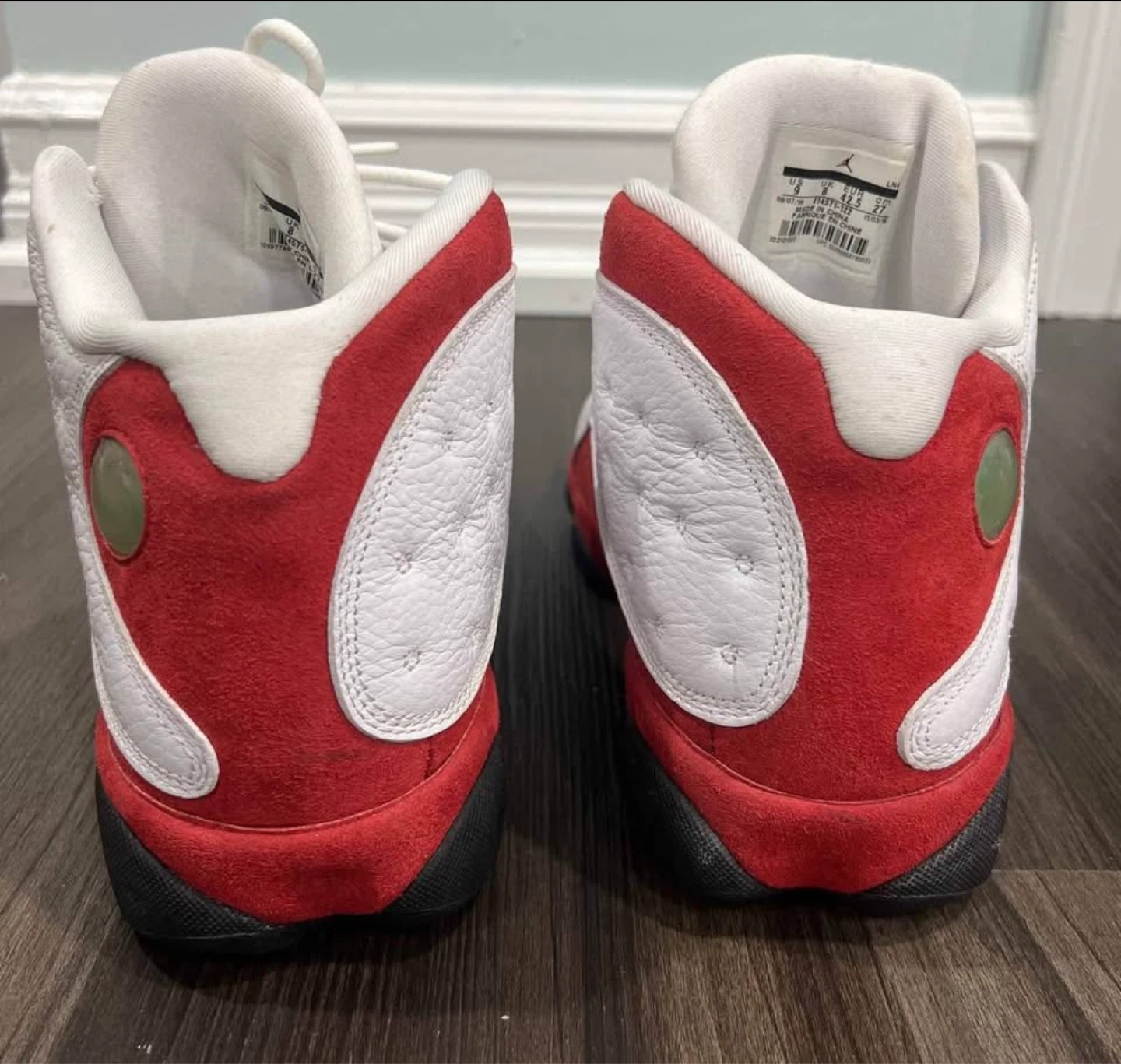 Air Jordan 13 Retro "Playoffs" White Red Black Mens Size 9 - photo 4