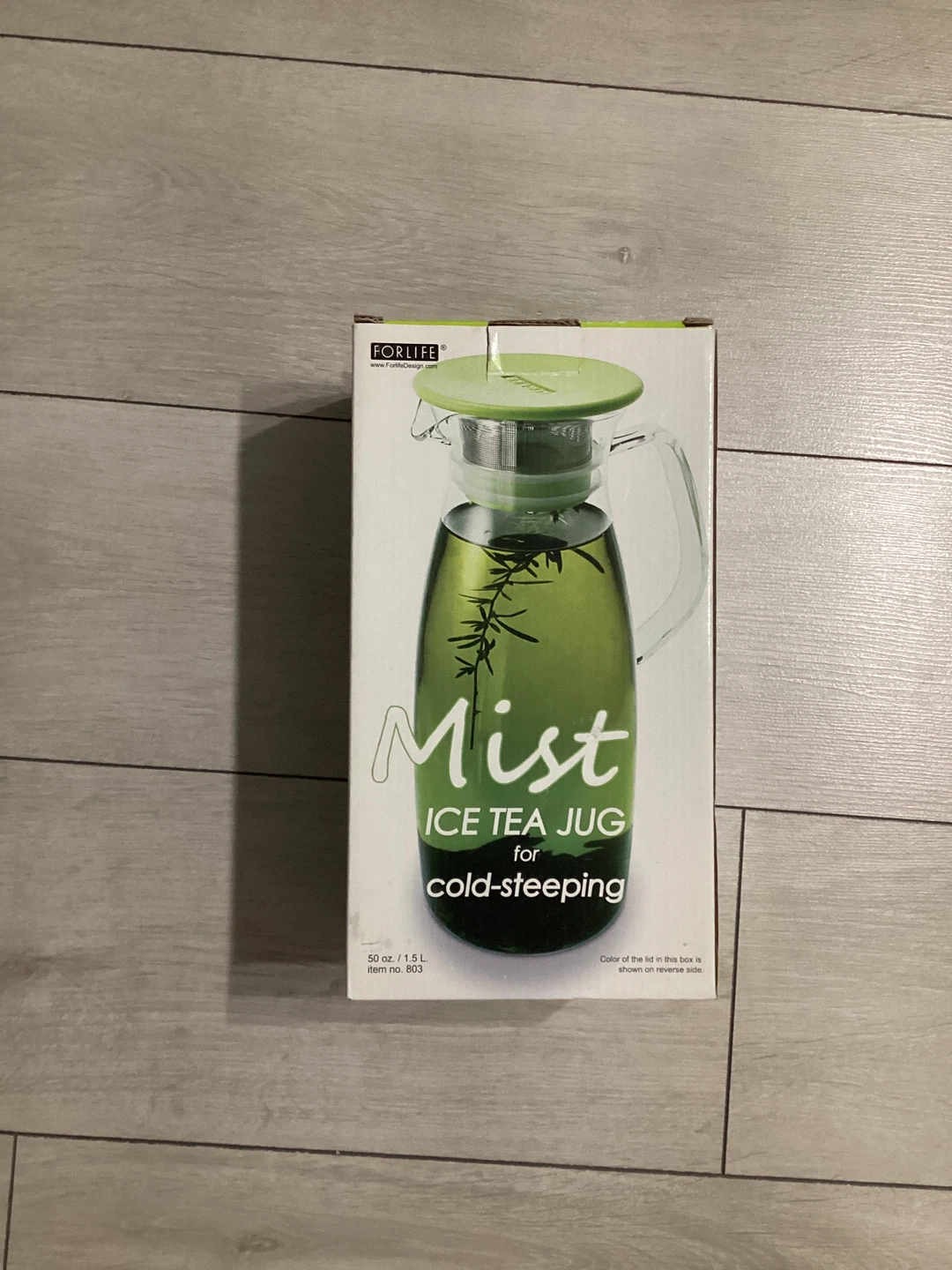 Forlife Mist Ice Tea Jug for cold-steeping 50 oz.