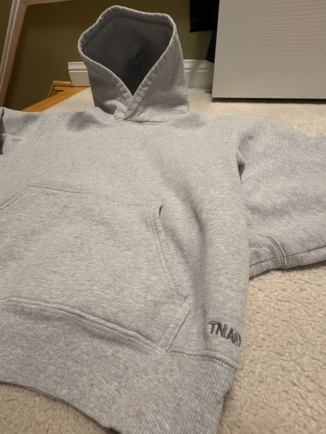 TNA® Sweatfleece Hoodie - Grey, Size M - photo 2