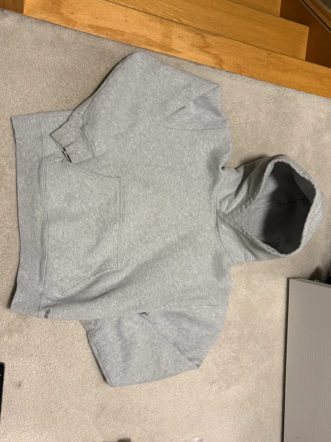 TNA® Sweatfleece Hoodie - Grey, Size M