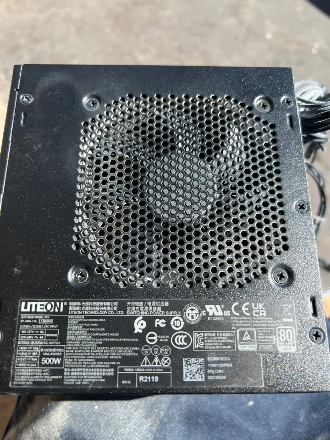 LiteOn PA-4501-1AC 500W Power Supply Unit - photo 2