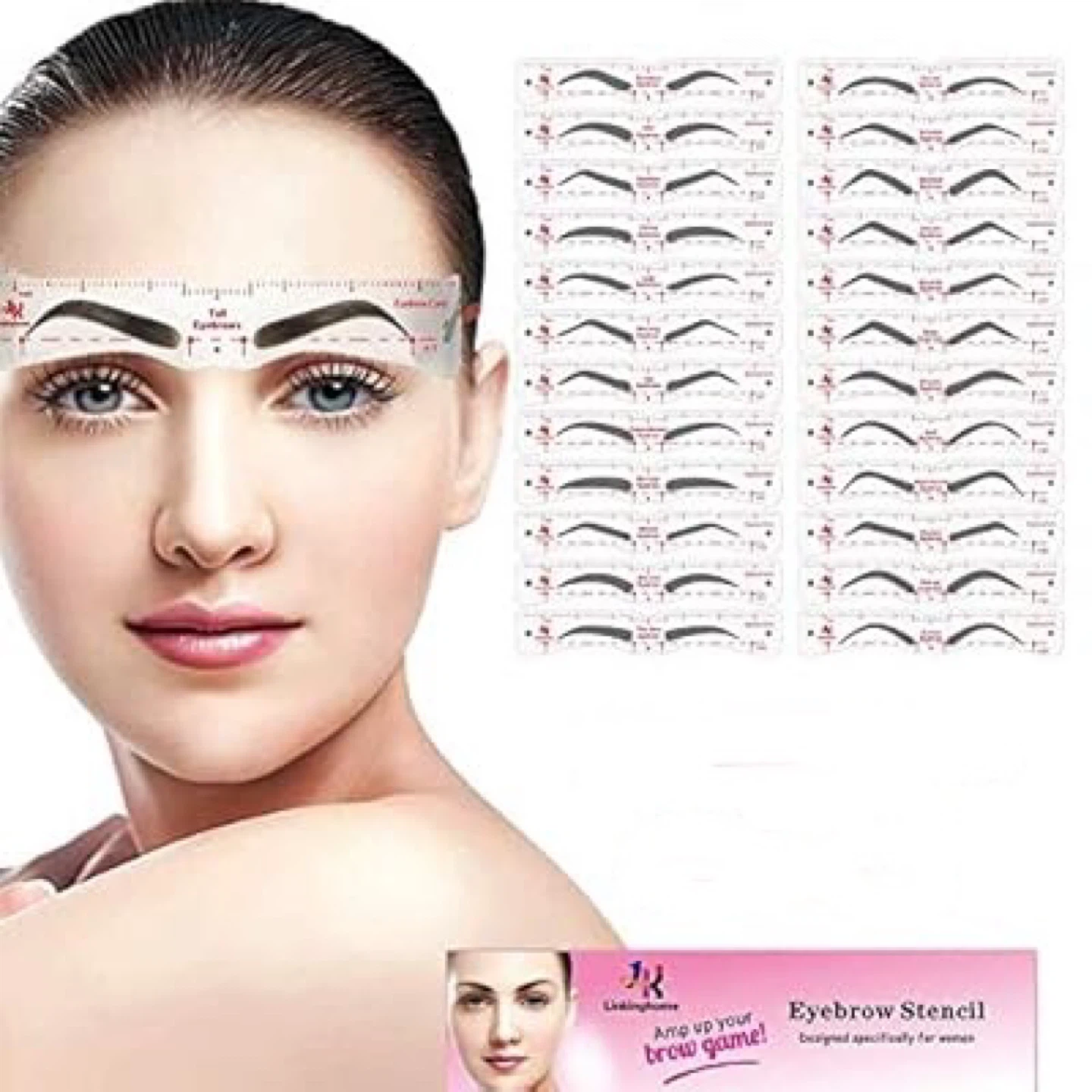 23 Pcs Linkinghome Eyebrow Stencil