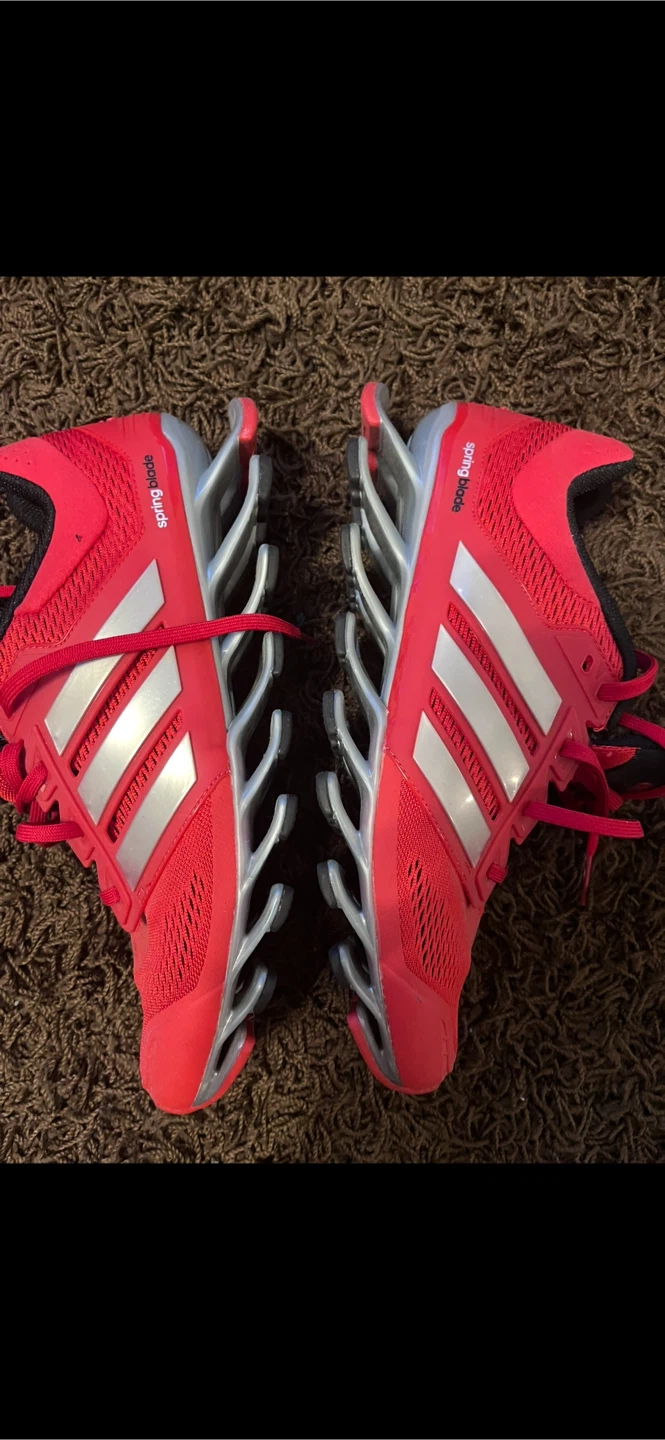 Adidas Springblade Running Shoes - Red/Silver - Men's US 10.5 - photo 2