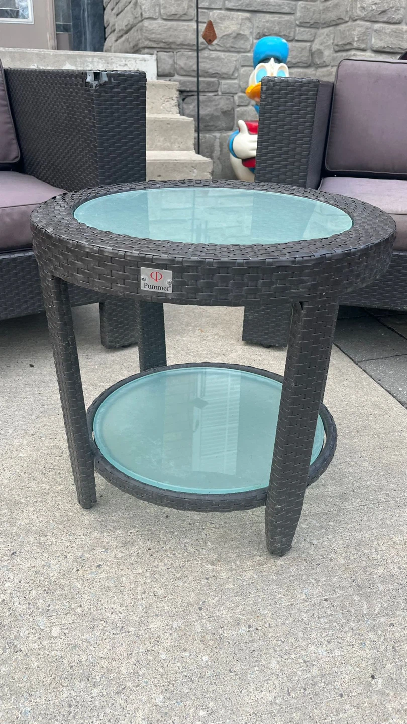 Pummer wicker conversation patio set $200 firm - photo 4