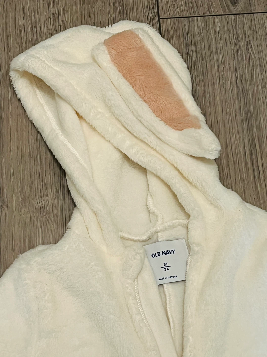 Bunny onesie and slippers - 3T - perfect for Easter egg hunt - photo 2