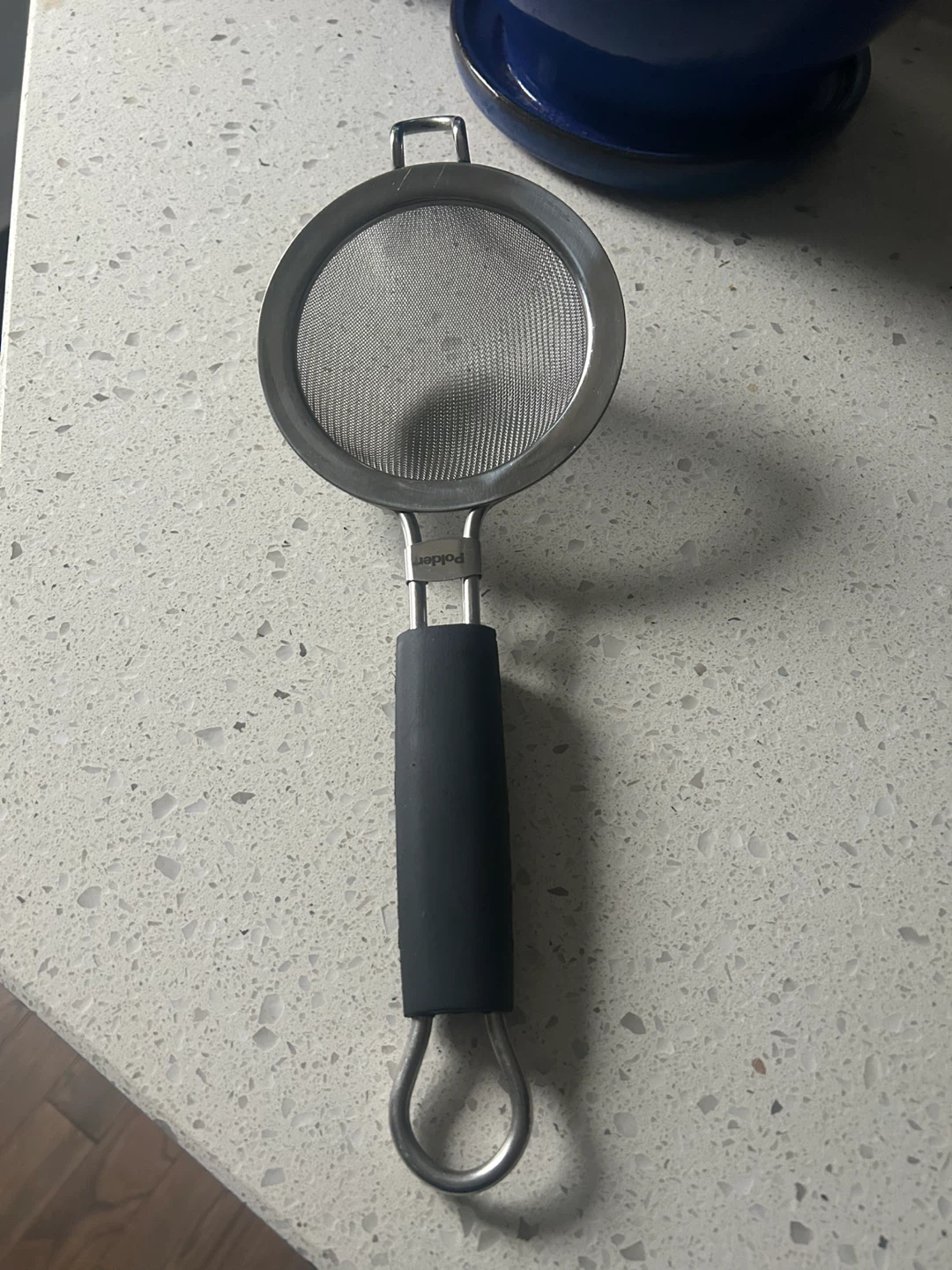 Polder Stainless Steel Mesh Strainer with Black Handle - photo 4