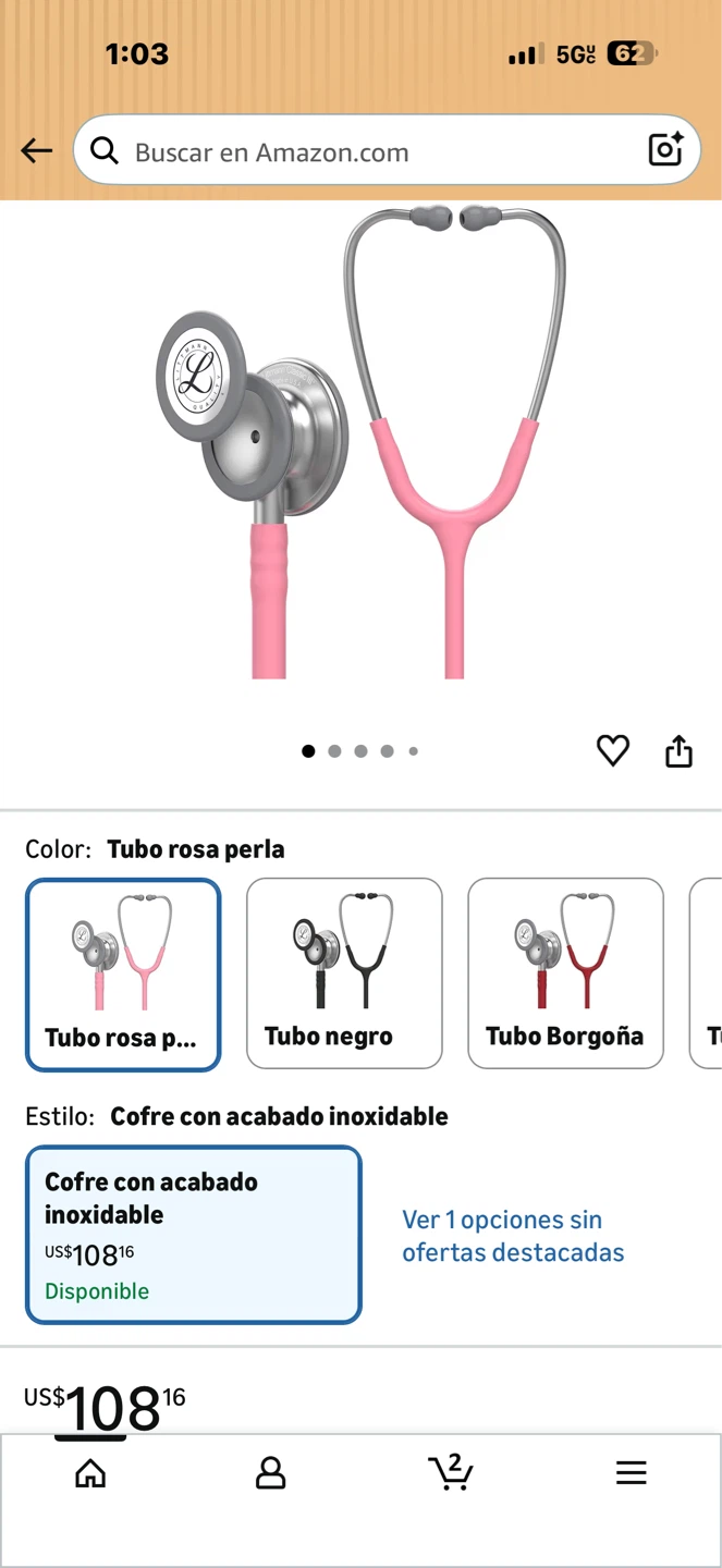 Littmann Classic III Stethoscope - Pink - photo 2
