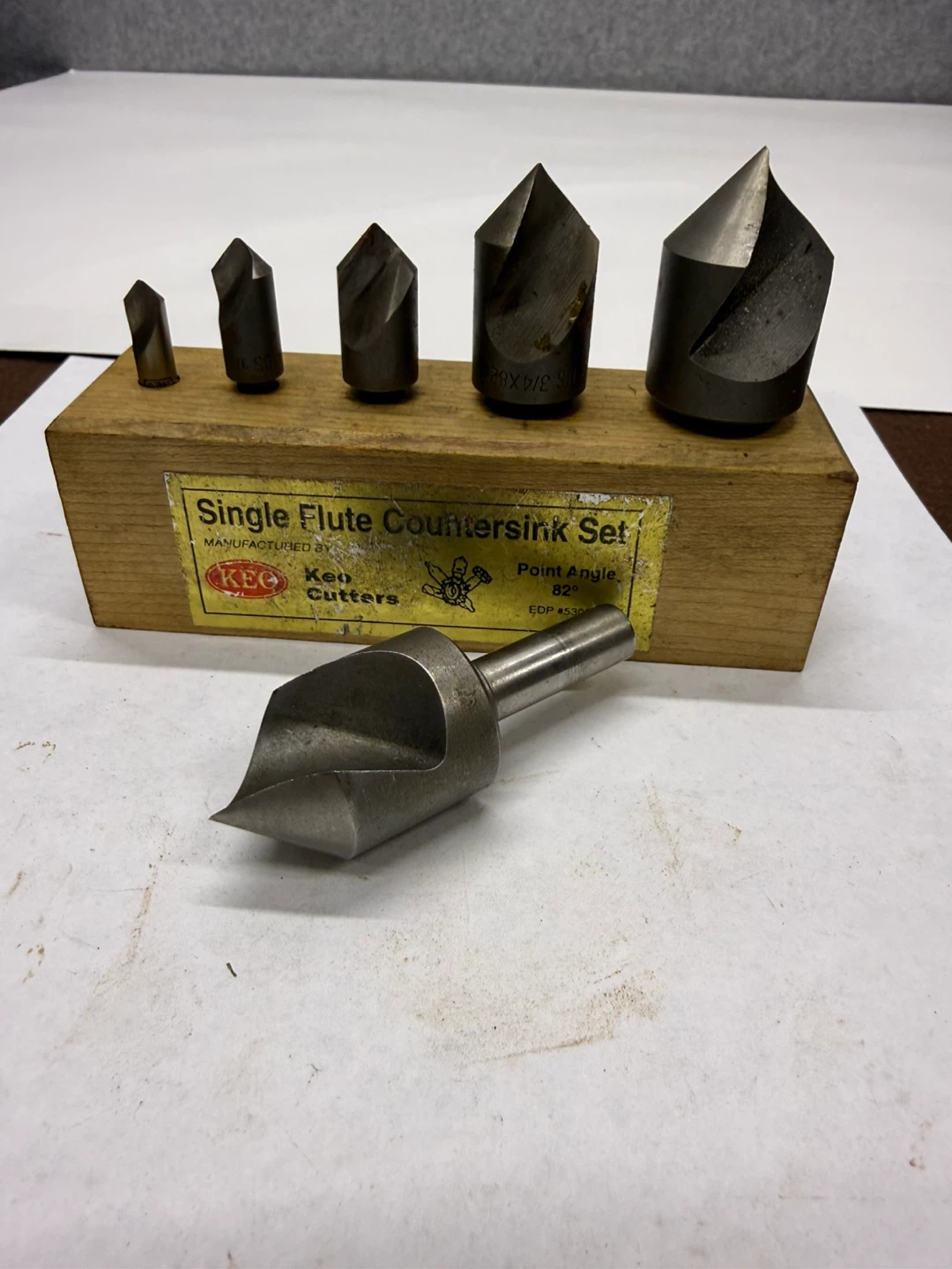KEO Single Flute Countersink Set