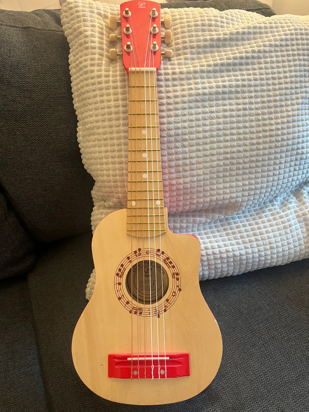 Hape Kids Wooden Guitar Red - photo 2