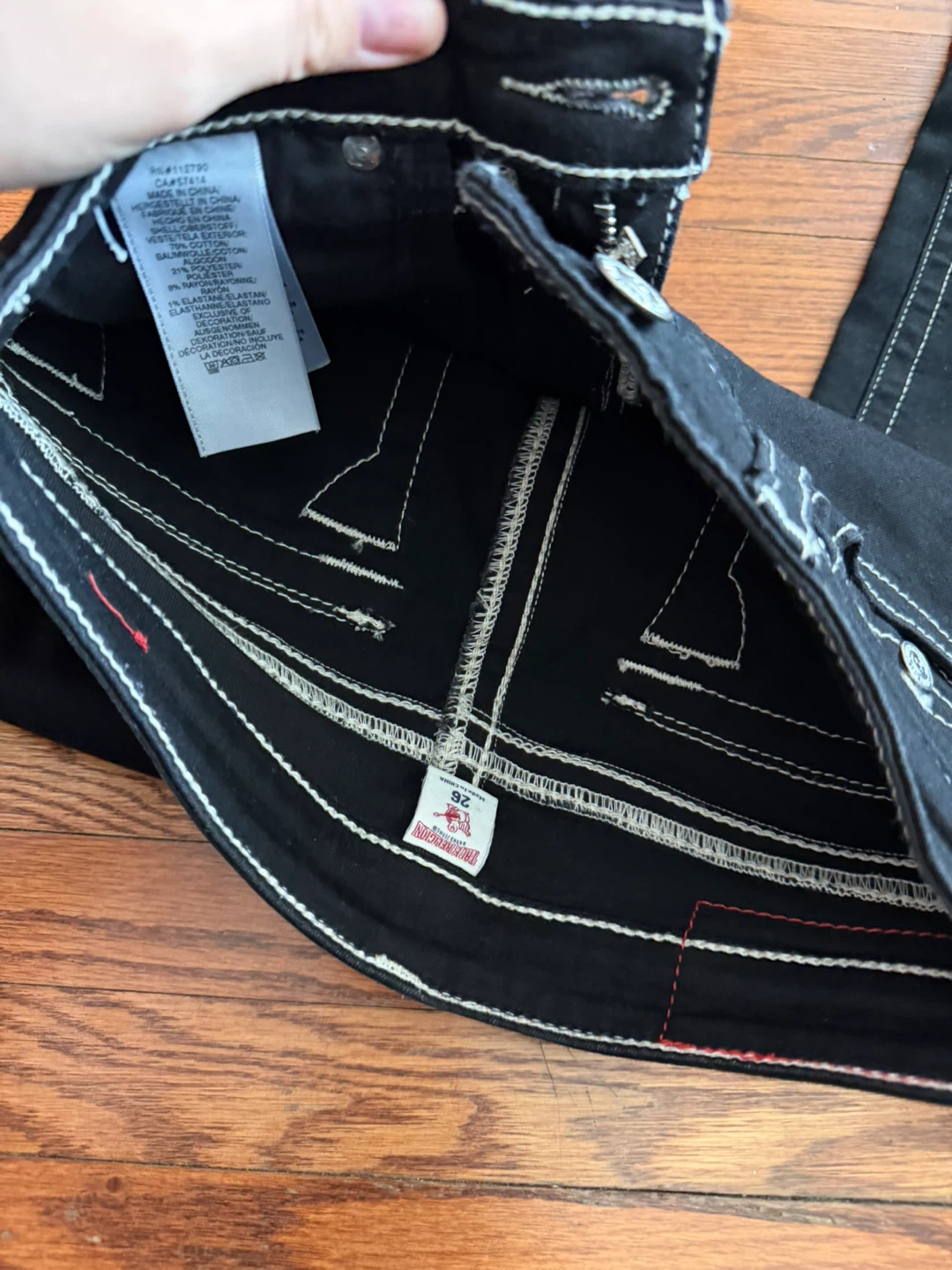 True Religion Section Slim Straight Black Jeans - photo 4