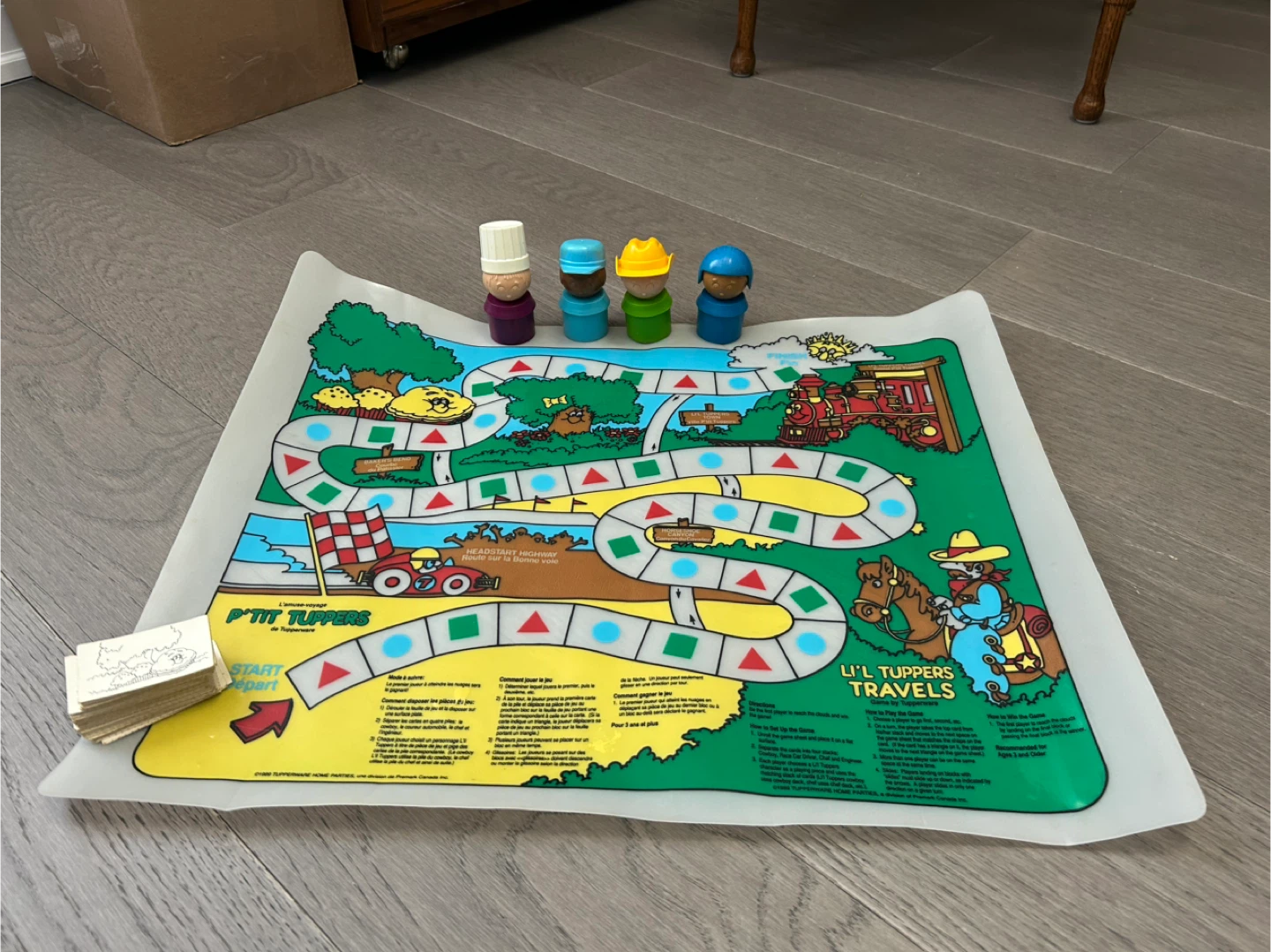 Vintage Tupperware Li'l Tuppers Travels Game, 1989 - photo 2