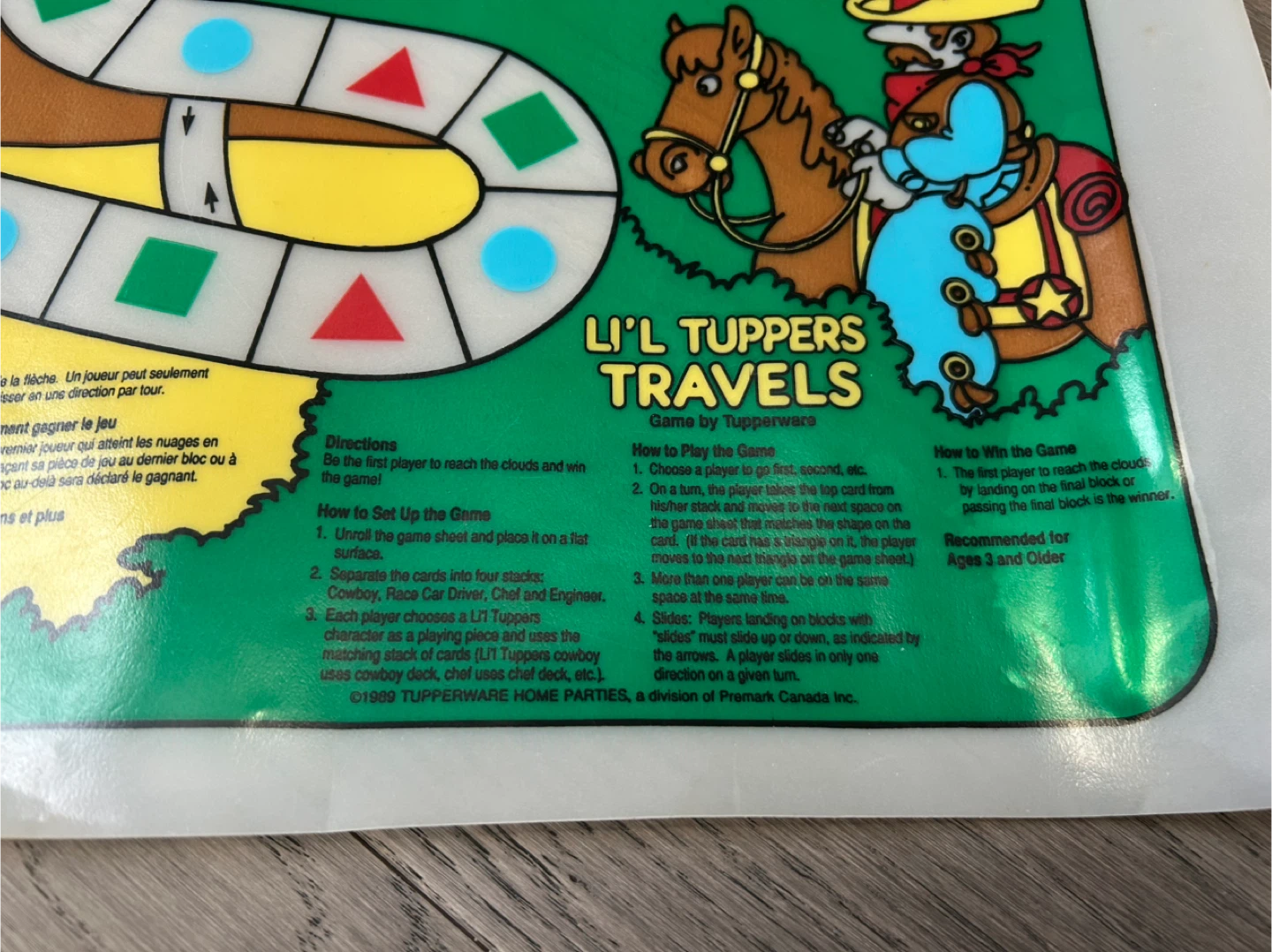 Vintage Tupperware Li'l Tuppers Travels Game, 1989 - photo 4