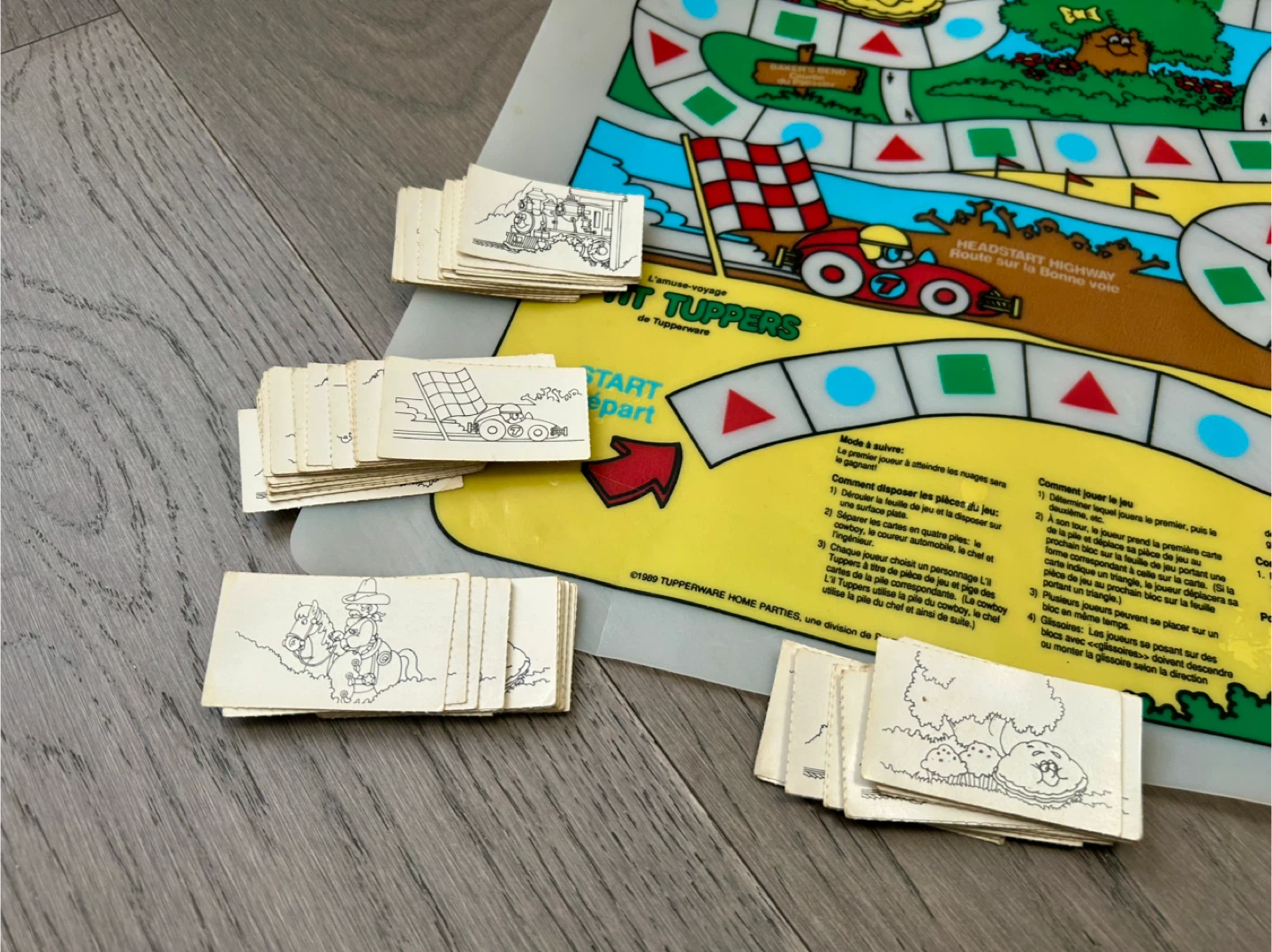 Vintage Tupperware Li'l Tuppers Travels Game, 1989 - photo 3