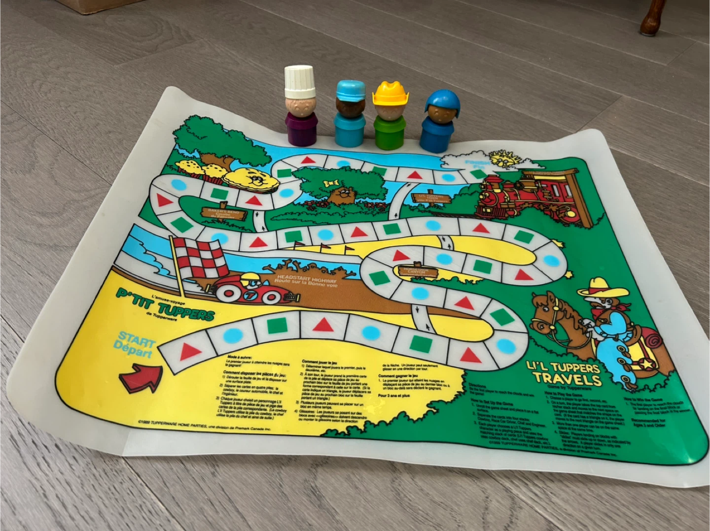 Vintage Tupperware Li'l Tuppers Travels Game, 1989 - photo 5