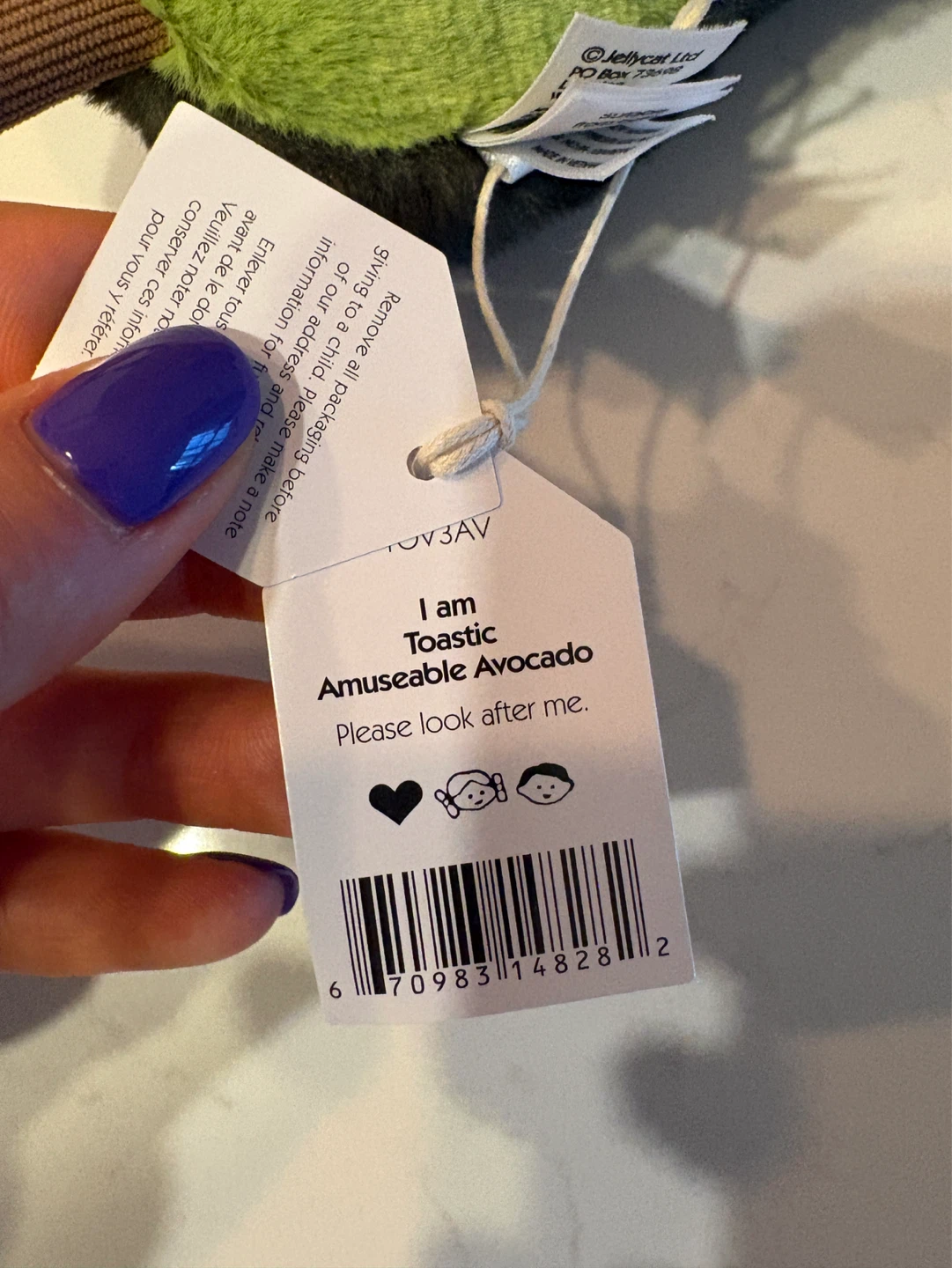 Jellycat Avocado Keychain NWT - photo 3